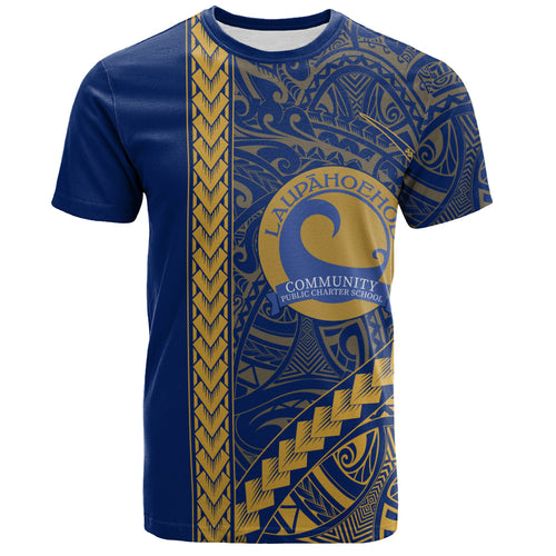 Laupāhoehoe Community Public Charter School T-Shirt Tribal Polynesian Pride Style