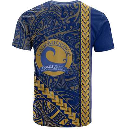 Laupāhoehoe Community Public Charter School T-Shirt Tribal Polynesian Pride Style