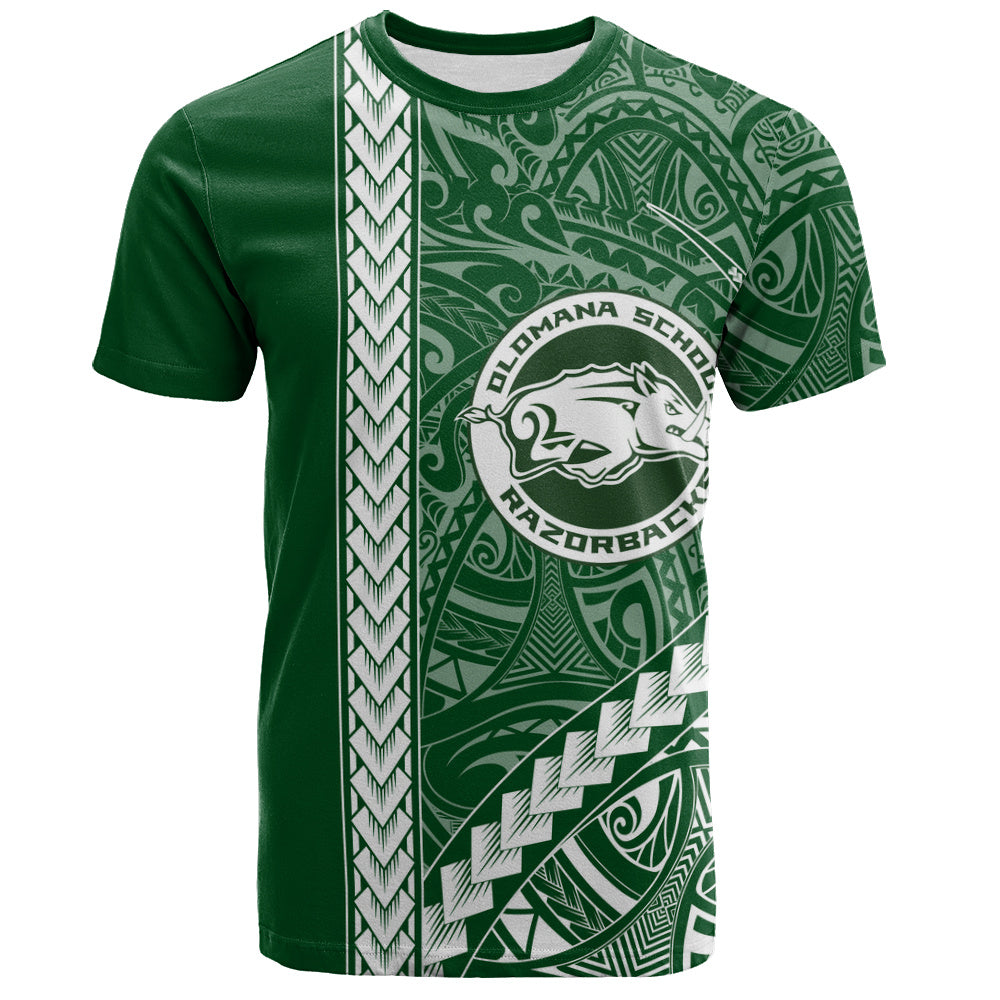 Olomana High & Intermediate School T-Shirt Tribal Polynesian Pride Style