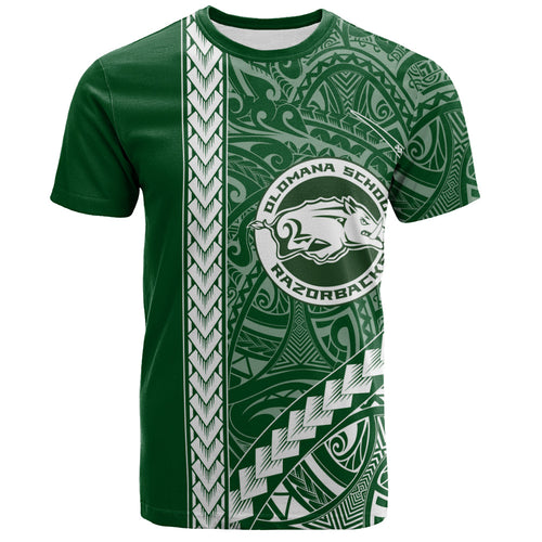 Olomana High & Intermediate School T-Shirt Tribal Polynesian Pride Style