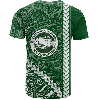 Olomana High & Intermediate School T-Shirt Tribal Polynesian Pride Style