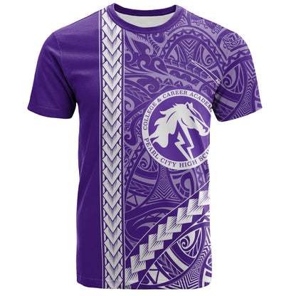 Pearl City High School (Hawaii) T-Shirt Tribal Polynesian Pride Style