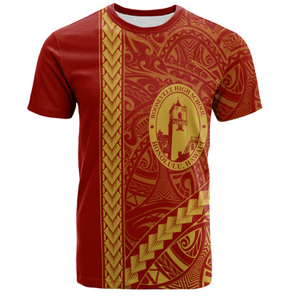 President Theodore Roosevelt High School T-Shirt Tribal Polynesian Pride Style