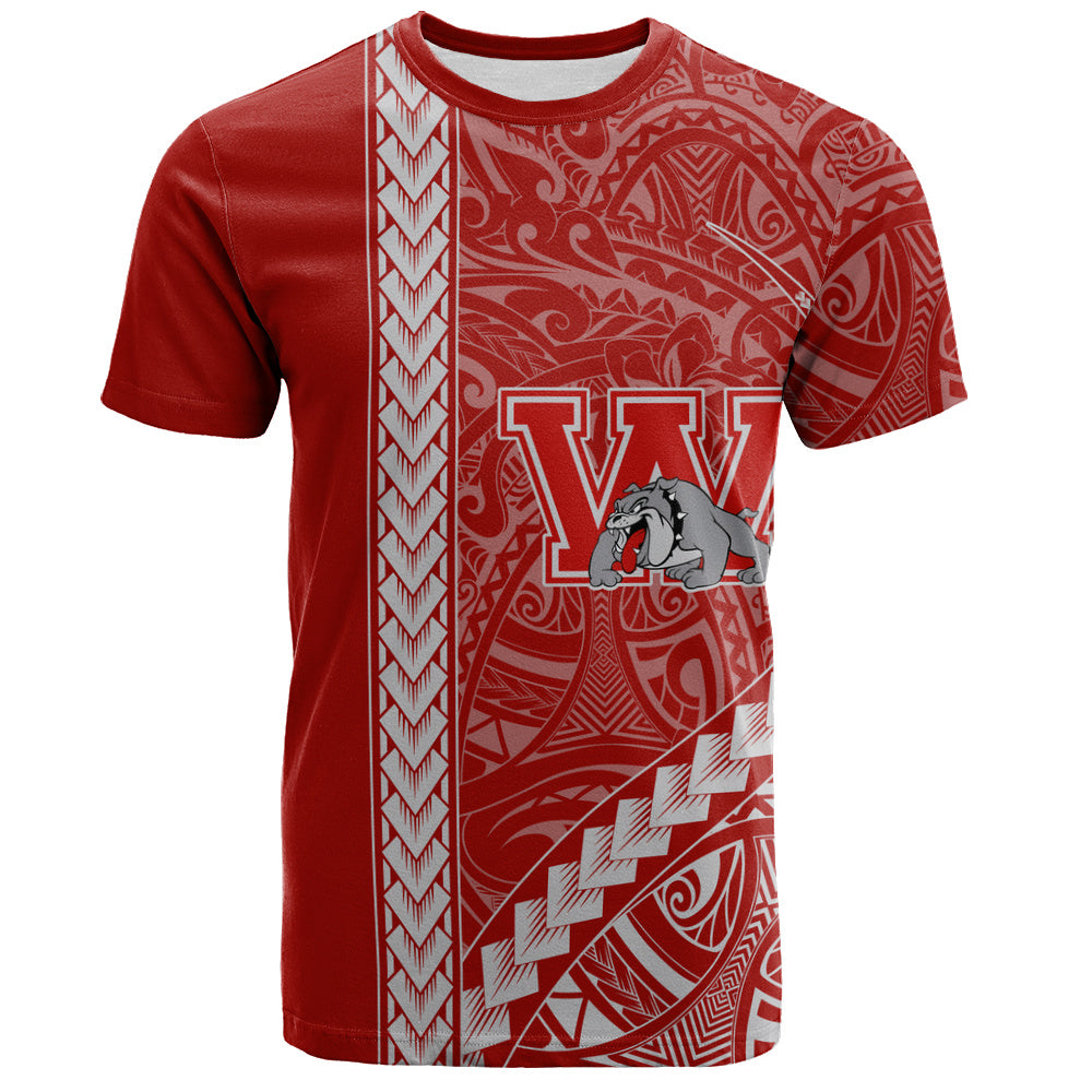 Waialua High and Intermediate School T-Shirt Tribal Polynesian Pride Style