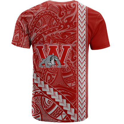 Waialua High and Intermediate School T-Shirt Tribal Polynesian Pride Style