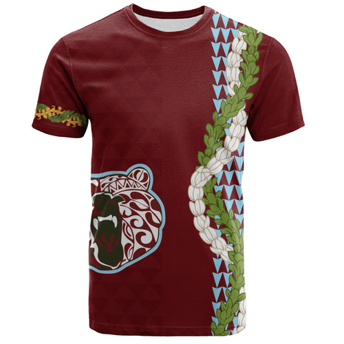 Henry Perrine Baldwin High School T-Shirt Puakenikeni Maile Flower Lei