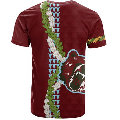 Henry Perrine Baldwin High School T-Shirt Puakenikeni Maile Flower Lei