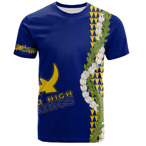 Hilo High School T-Shirt Puakenikeni Maile Flower Lei