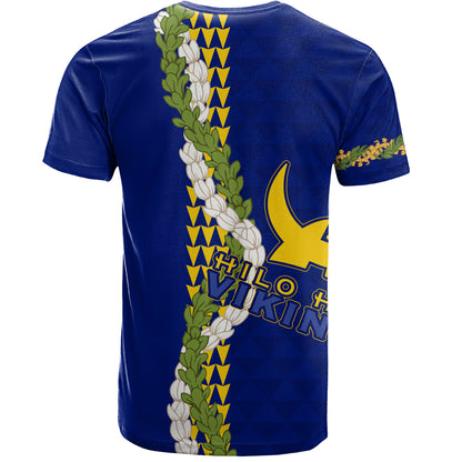 Hilo High School T-Shirt Puakenikeni Maile Flower Lei