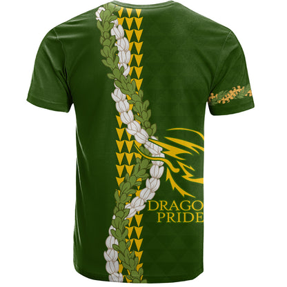 Honokaʻa High & Intermediate School T-Shirt Puakenikeni Maile Flower Lei