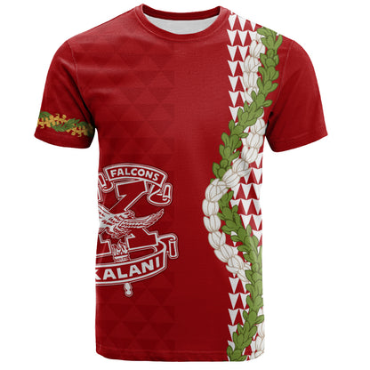Kalani High School T-Shirt Puakenikeni Maile Flower Lei