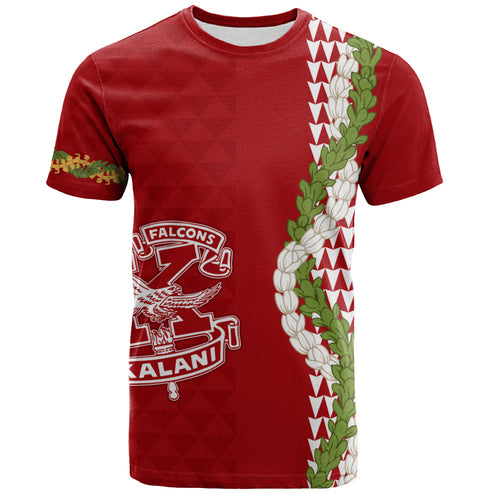 Kalani High School T-Shirt Puakenikeni Maile Flower Lei