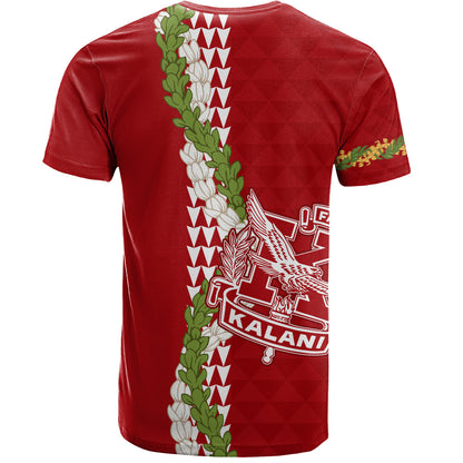 Kalani High School T-Shirt Puakenikeni Maile Flower Lei