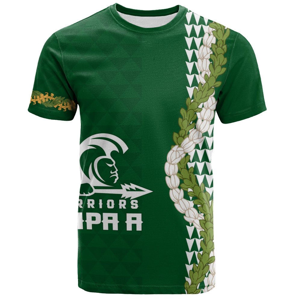 Kapaa High School T-Shirt Puakenikeni Maile Flower Lei