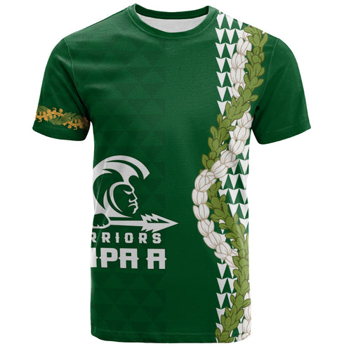 Kapaa High School T-Shirt Puakenikeni Maile Flower Lei