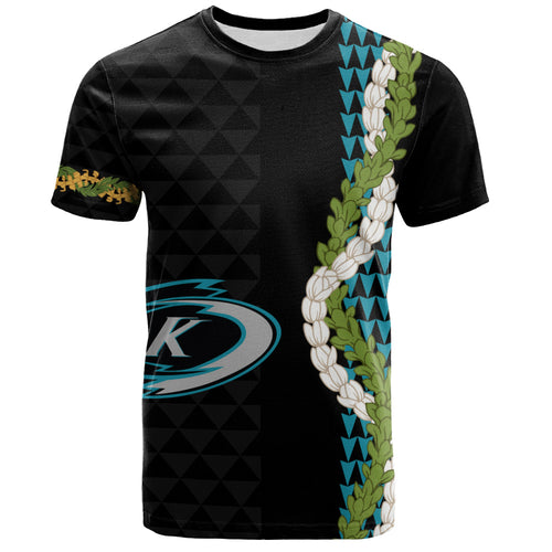 Kapolei High School T-Shirt Puakenikeni Maile Flower Lei