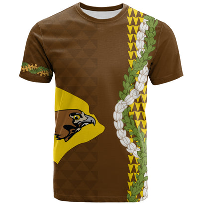 ke kula o ehunuikaimalino T-Shirt Puakenikeni Maile Flower Lei