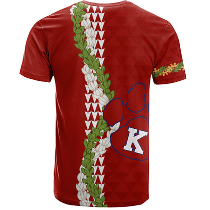 Keaʻau High School T-Shirt Puakenikeni Maile Flower Lei