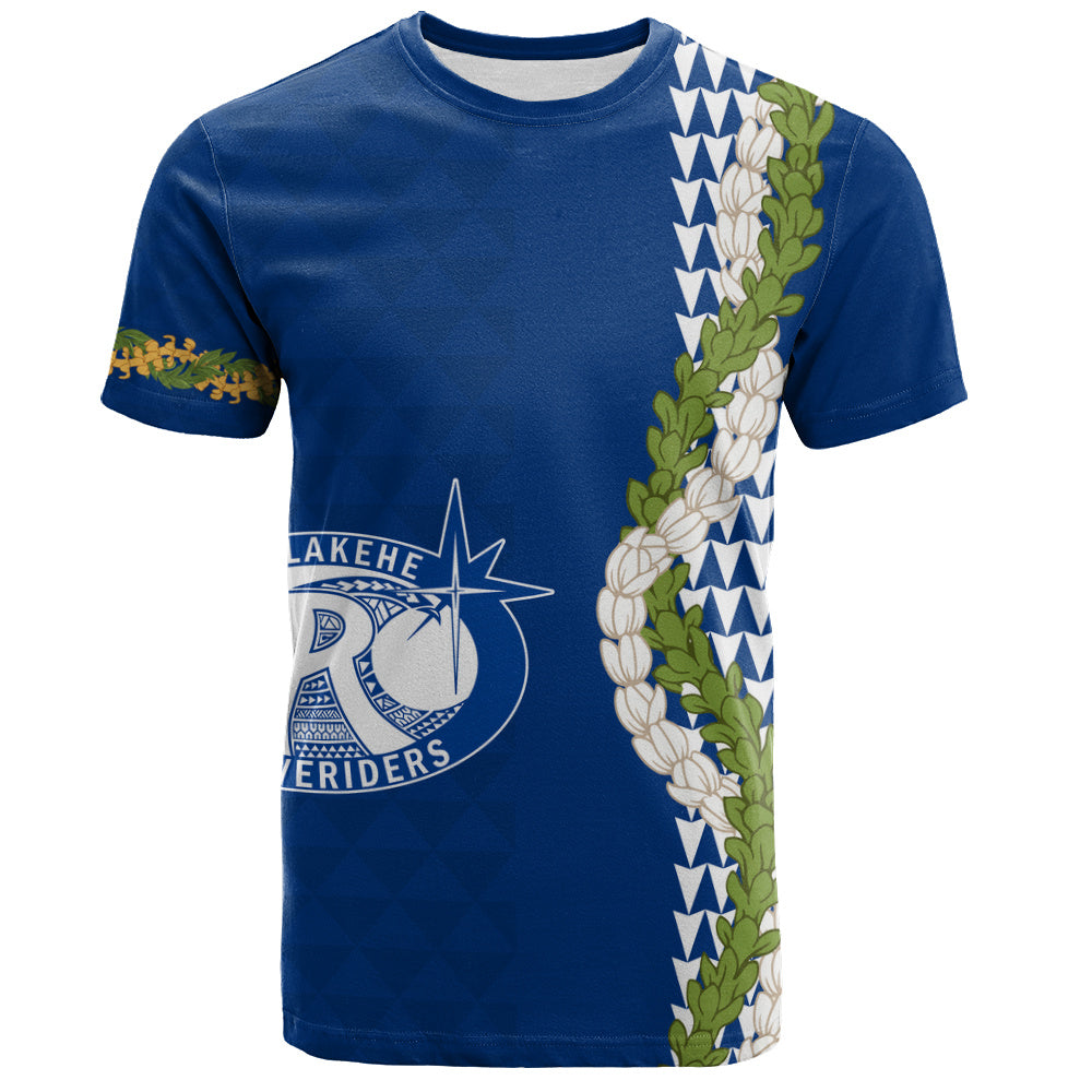 Kealakehe High School T-Shirt Puakenikeni Maile Flower Lei