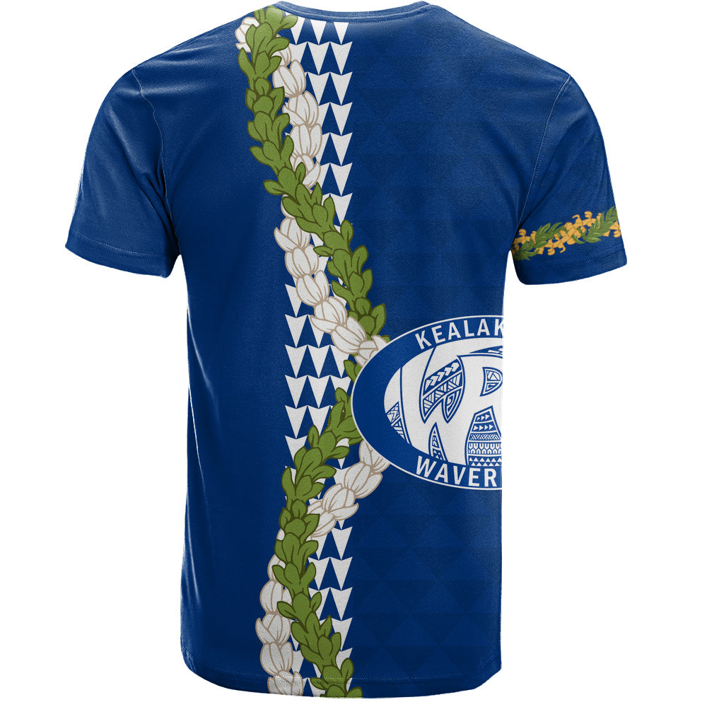 Kealakehe High School T-Shirt Puakenikeni Maile Flower Lei