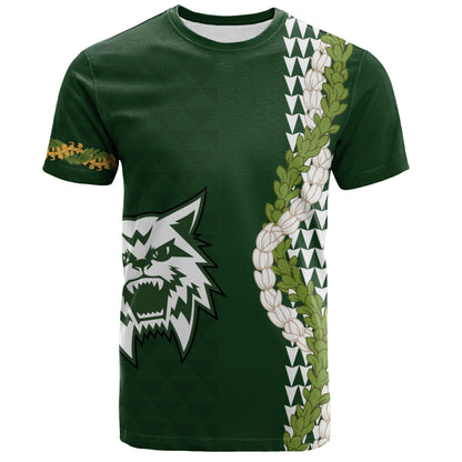 Konawaena High School T-Shirt Puakenikeni Maile Flower Lei