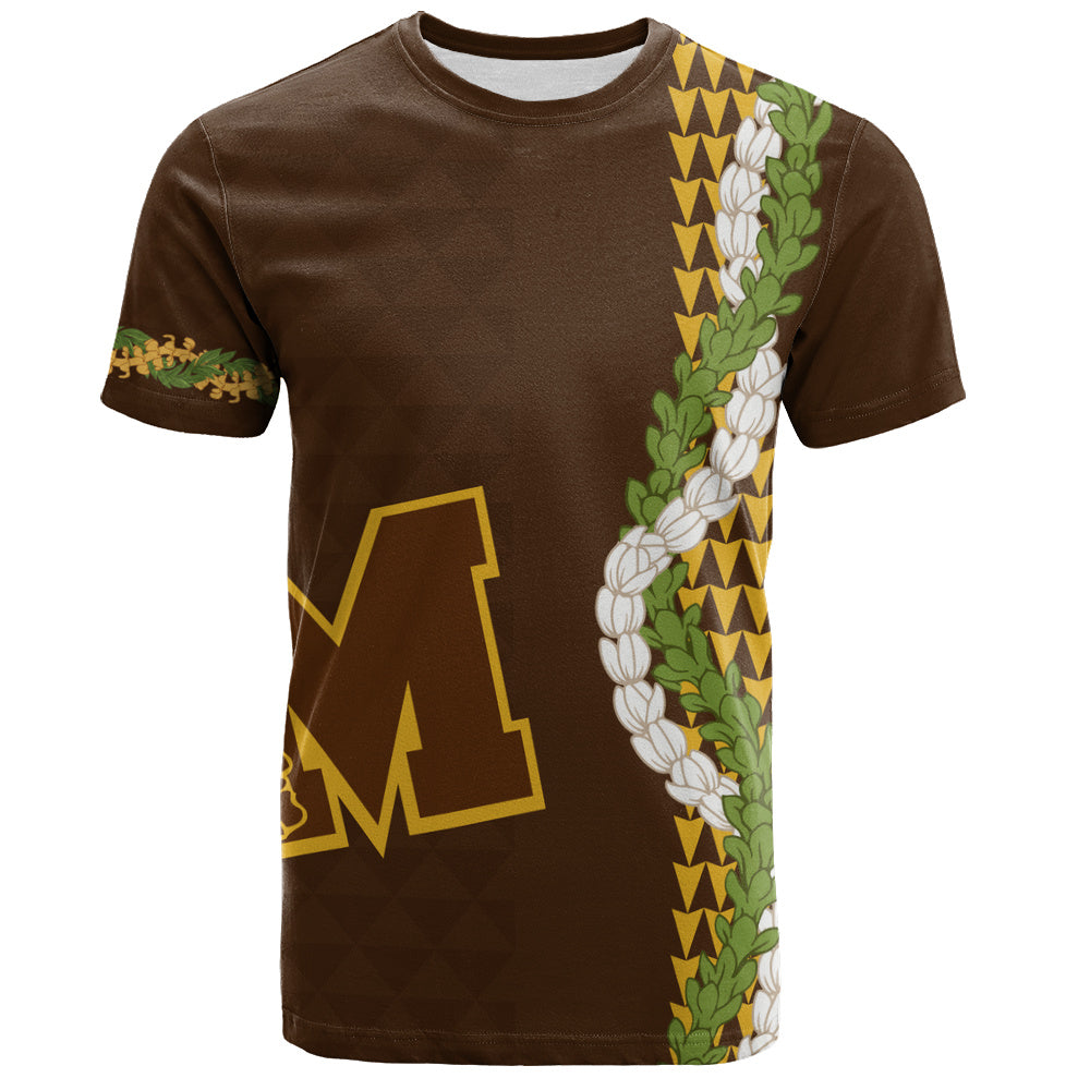 Mililani High School T-Shirt Puakenikeni Maile Flower Lei