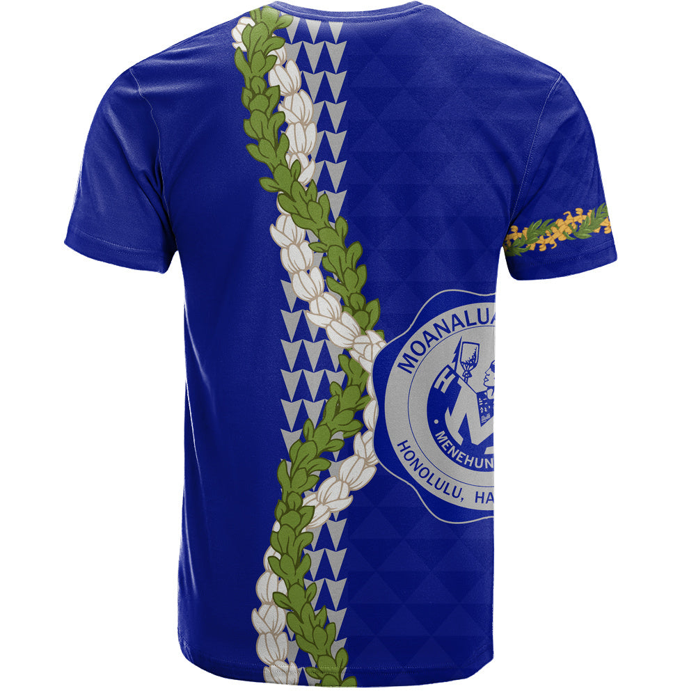 moanalua high school T-Shirt Puakenikeni Maile Flower Lei