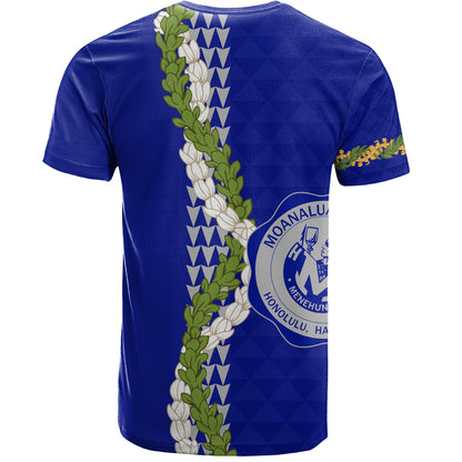 moanalua high school T-Shirt Puakenikeni Maile Flower Lei