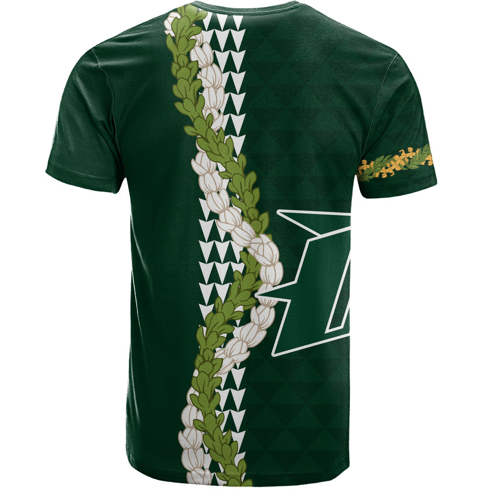 Pahoa High and Intermediate School T-Shirt Puakenikeni Maile Flower Lei