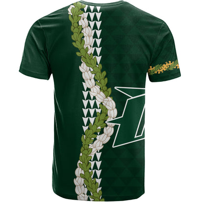 Pahoa High and Intermediate School T-Shirt Puakenikeni Maile Flower Lei