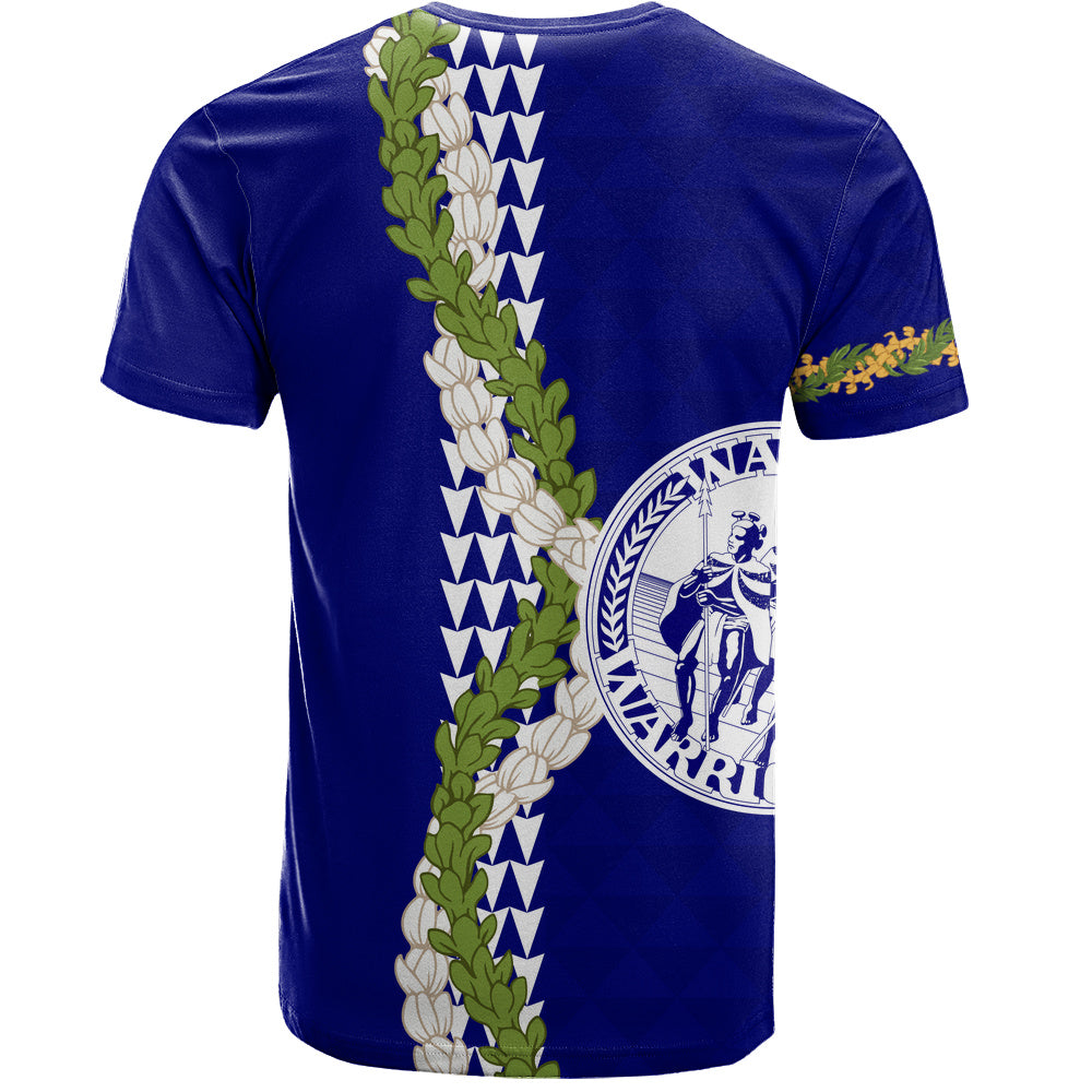 Waiakea High School T-Shirt Puakenikeni Maile Flower Lei