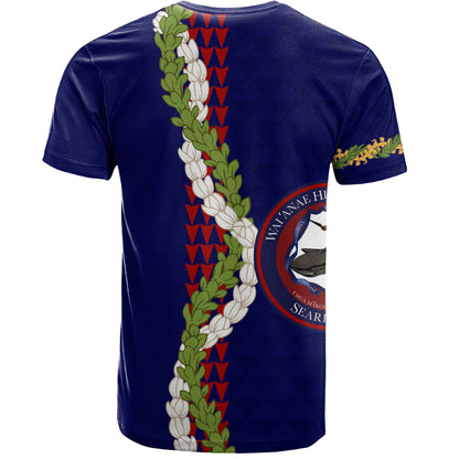 Waianae High School T-Shirt Puakenikeni Maile Flower Lei