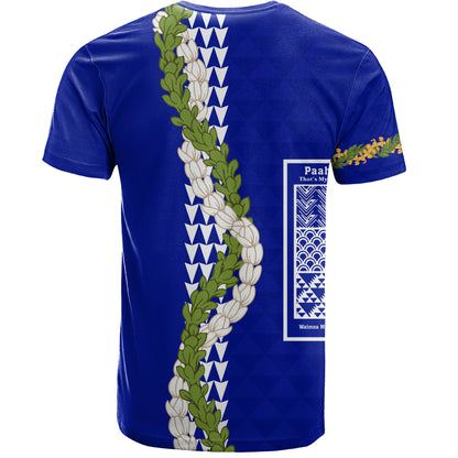 Waimea Middle Public Conversion Charter School T-Shirt Puakenikeni Maile Flower Lei