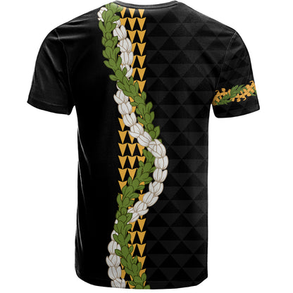 Hawaii T-Shirt Turtle Puakenikeni Maile Flower Lei
