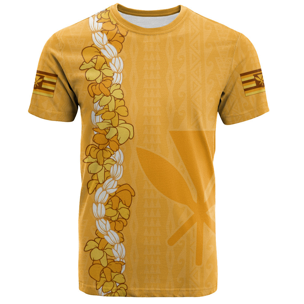Hawaii T-Shirt Flower Lei Kanaka Maoli Polynesia Island Style