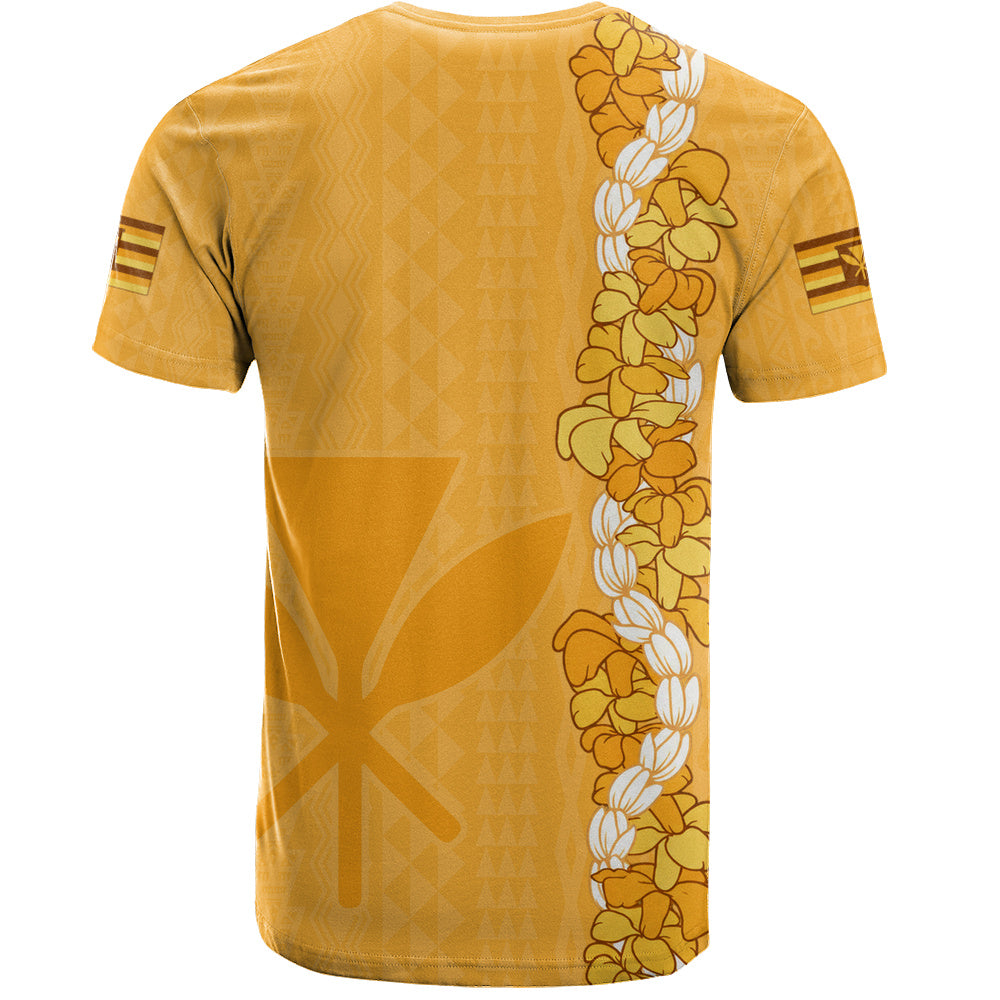 Hawaii T-Shirt Flower Lei Kanaka Maoli Polynesia Island Style