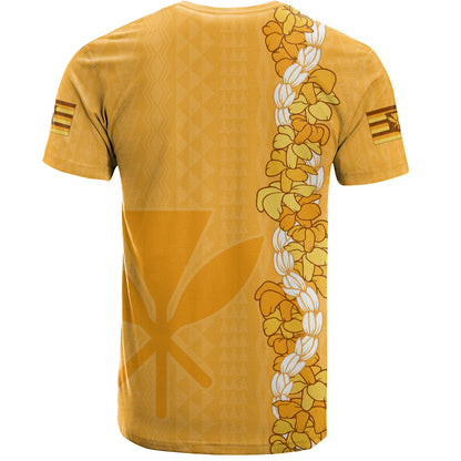 Hawaii T-Shirt Flower Lei Kanaka Maoli Polynesia Island Style
