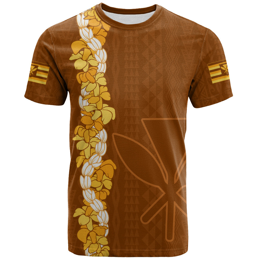 Hawaii T-Shirt Flower Lei Kanaka Maoli Polynesia Island Style