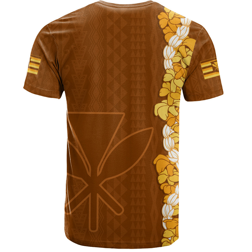 Hawaii T-Shirt Flower Lei Kanaka Maoli Polynesia Island Style