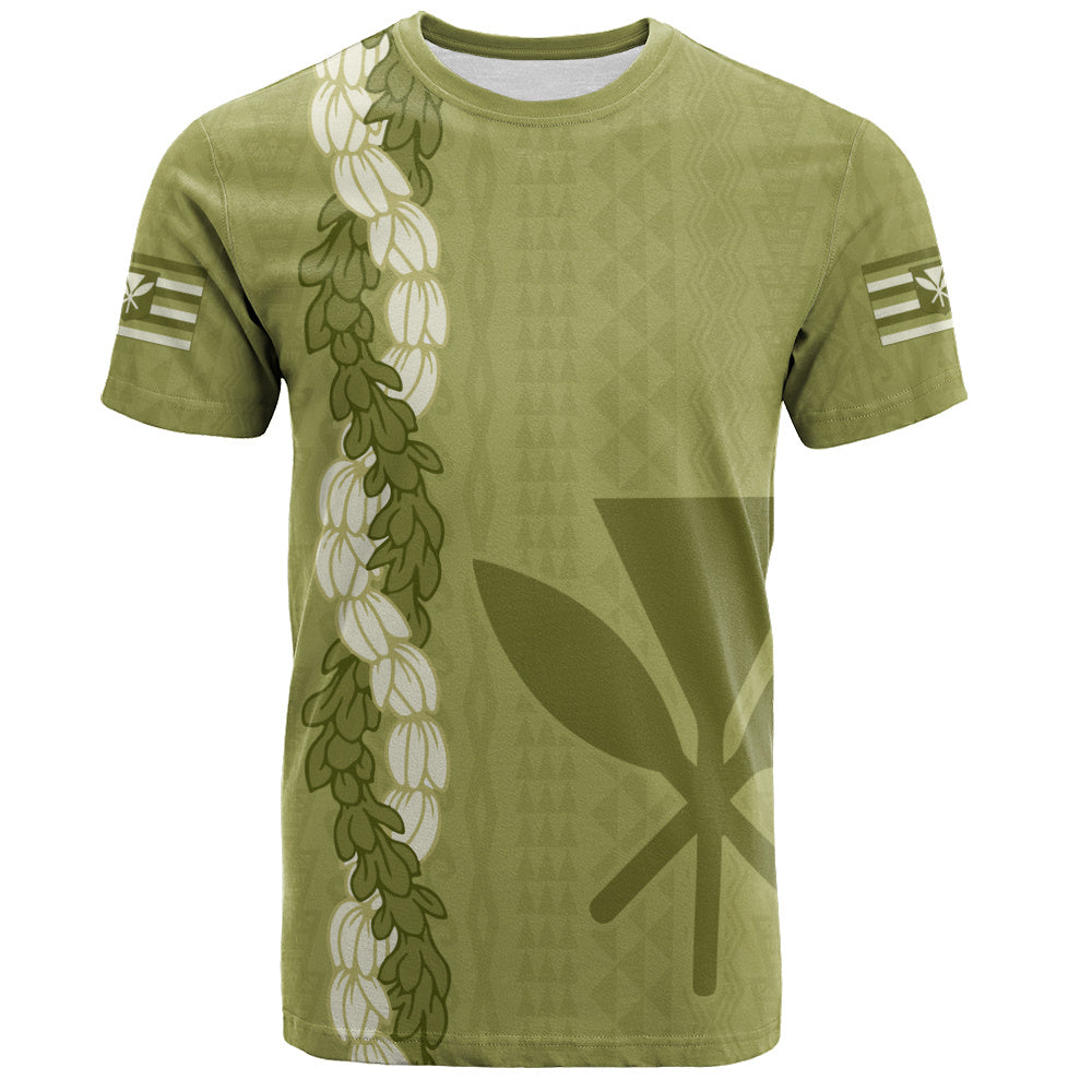 Hawaii T-Shirt Flower Lei Kanaka Maoli Polynesia Island Style