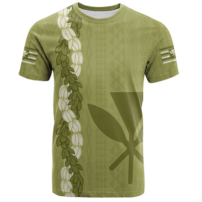 Hawaii T-Shirt Flower Lei Kanaka Maoli Polynesia Island Style