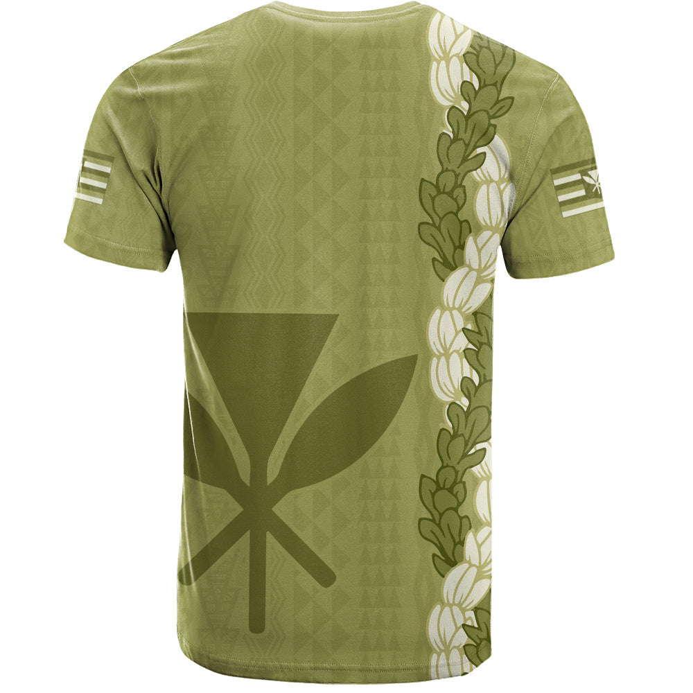 Hawaii T-Shirt Flower Lei Kanaka Maoli Polynesia Island Style