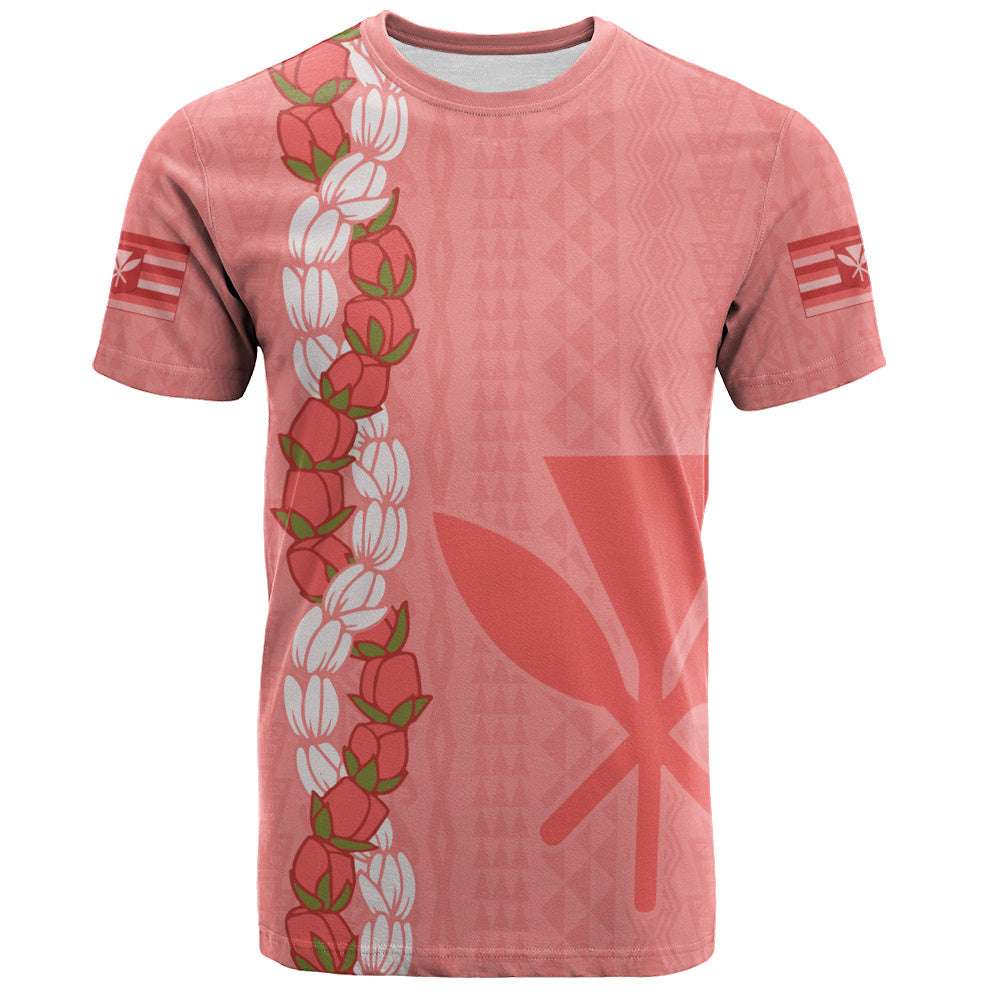 Hawaii T-Shirt Flower Lei Kanaka Maoli Polynesia Island Style