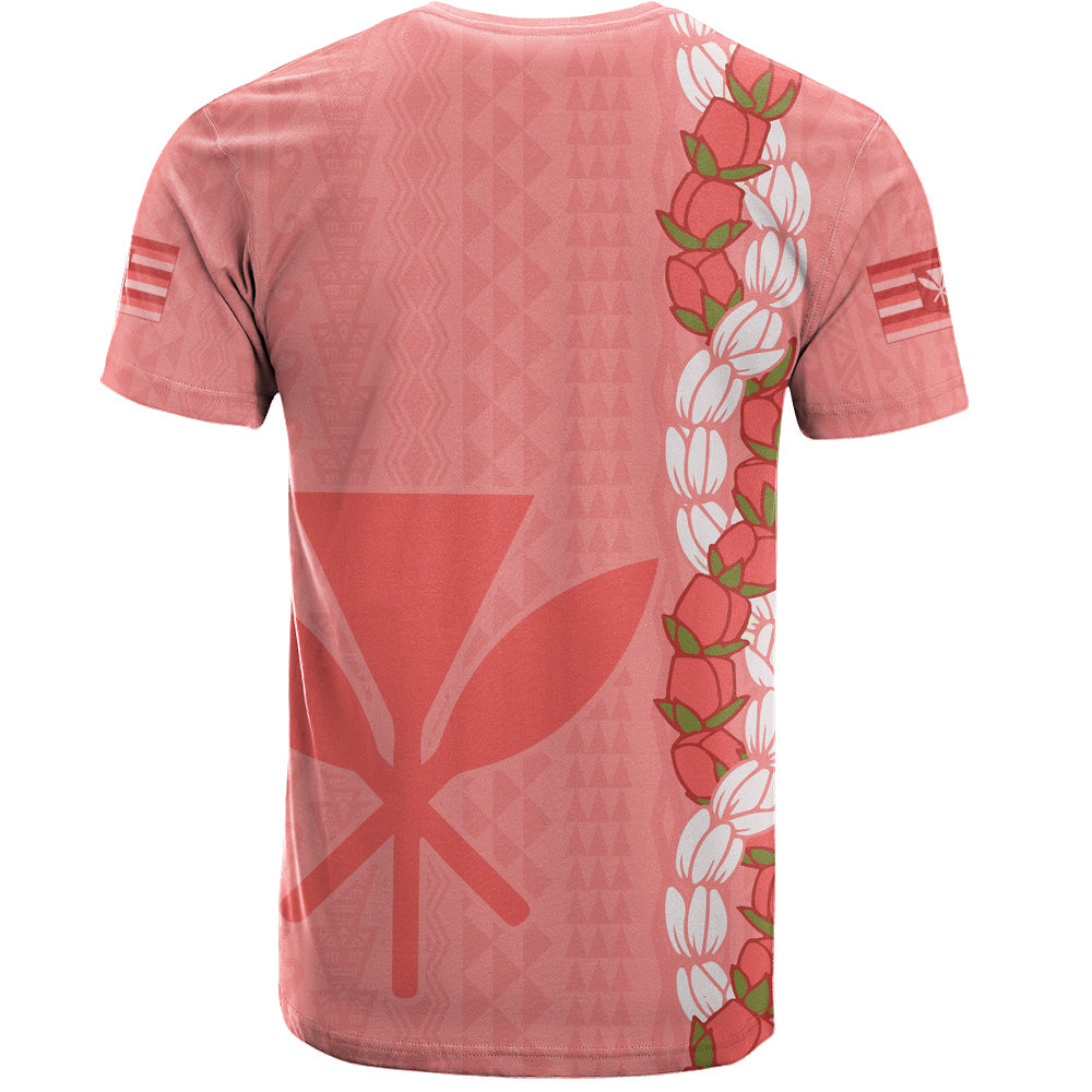 Hawaii T-Shirt Flower Lei Kanaka Maoli Polynesia Island Style