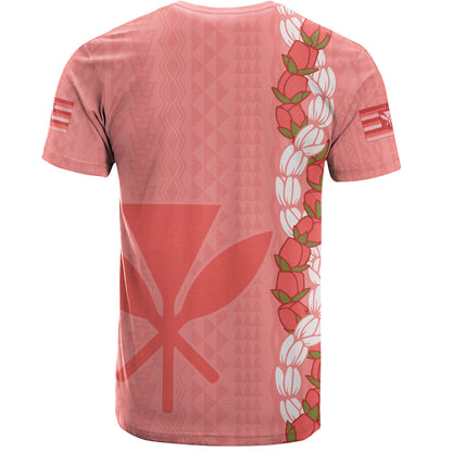 Hawaii T-Shirt Flower Lei Kanaka Maoli Polynesia Island Style