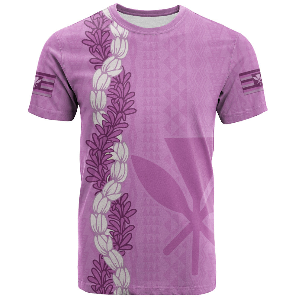 Hawaii T-Shirt Flower Lei Kanaka Maoli Polynesia Island Style