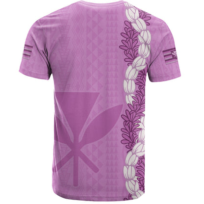 Hawaii T-Shirt Flower Lei Kanaka Maoli Polynesia Island Style