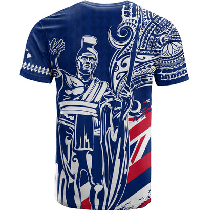 Hawaii T-Shirt King Kamehameha Hawaiian Flag Polynesian Pride