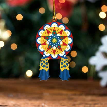 Philippines Filipinos Acrylic And Wooden Ornament Traditional Filipino Parol