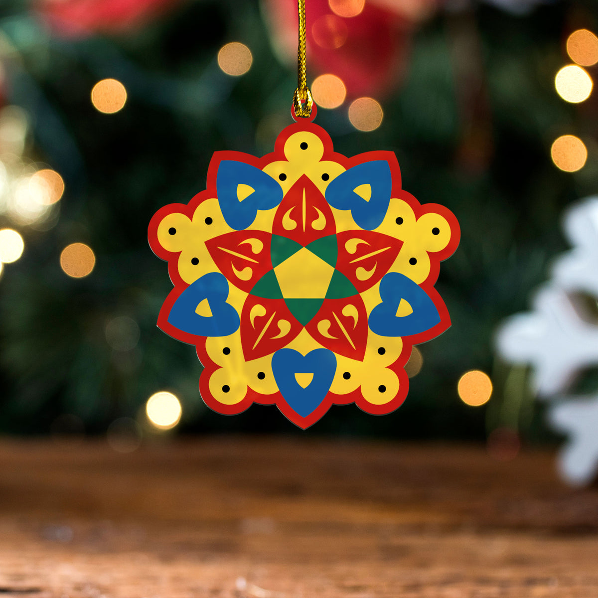 Philippines Filipinos Acrylic And Wooden Ornament Royal Star Parol Christmas